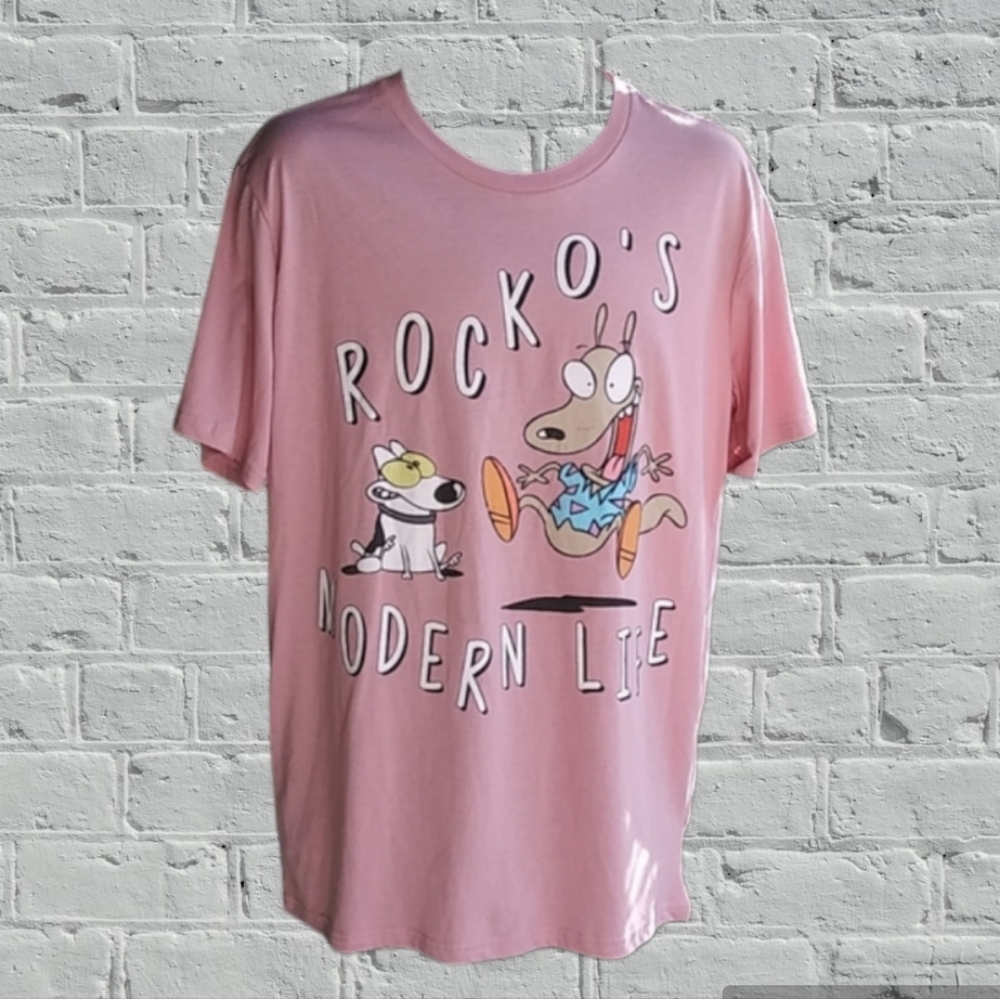 NWT Nickelodeon Rocko's Tee Shirt  Sz L